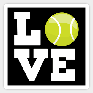 Love Tennis Sticker